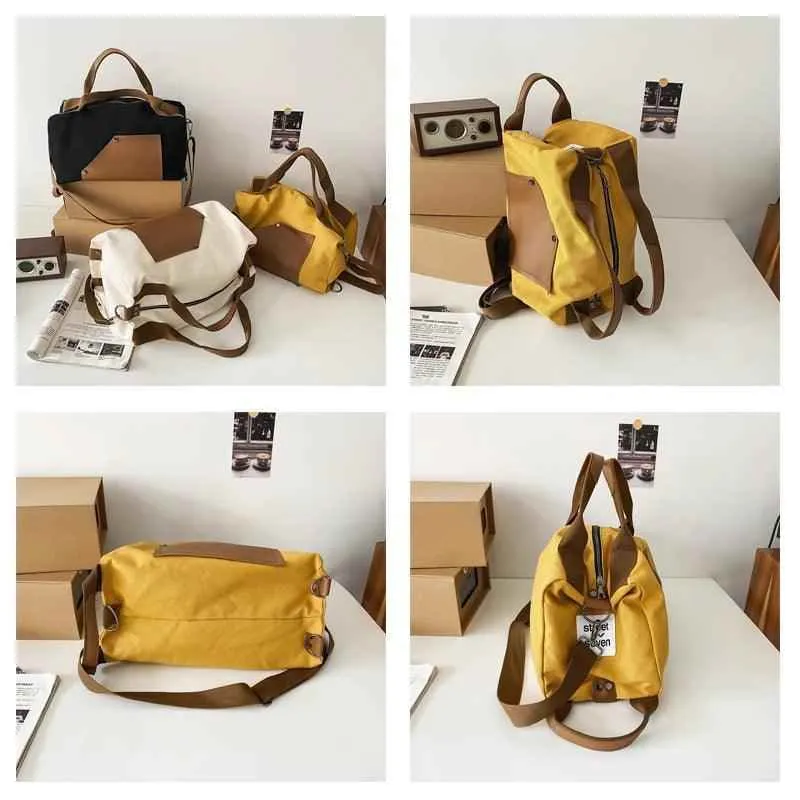 ACB6521 Cool Backpack - Canvas Bag - Street Style with Smart Functionality
