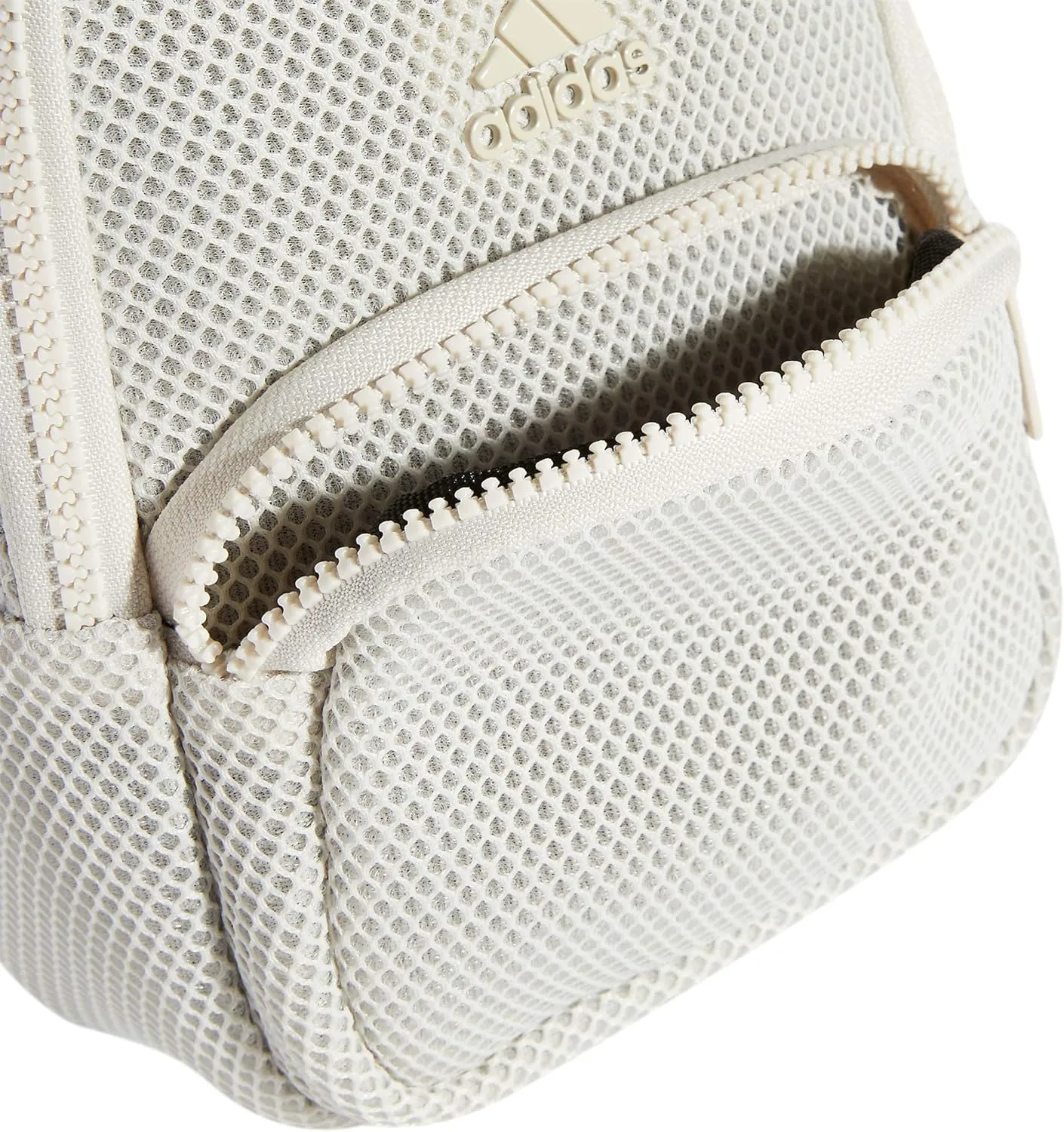 adidas Women's Airmesh Convertible Mini Backpack-Crossbody Bag, Alumina Beige, One Size