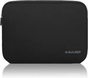 AULEEP 11-12 Inch Laptop Sleeves, Neoprene Notebook Computer Pocket Tablet Carrying Sleeve/Water-Resistant Compatible Laptop Sleeve for Acer/Asus/Dell/Lenovo/HP, Black