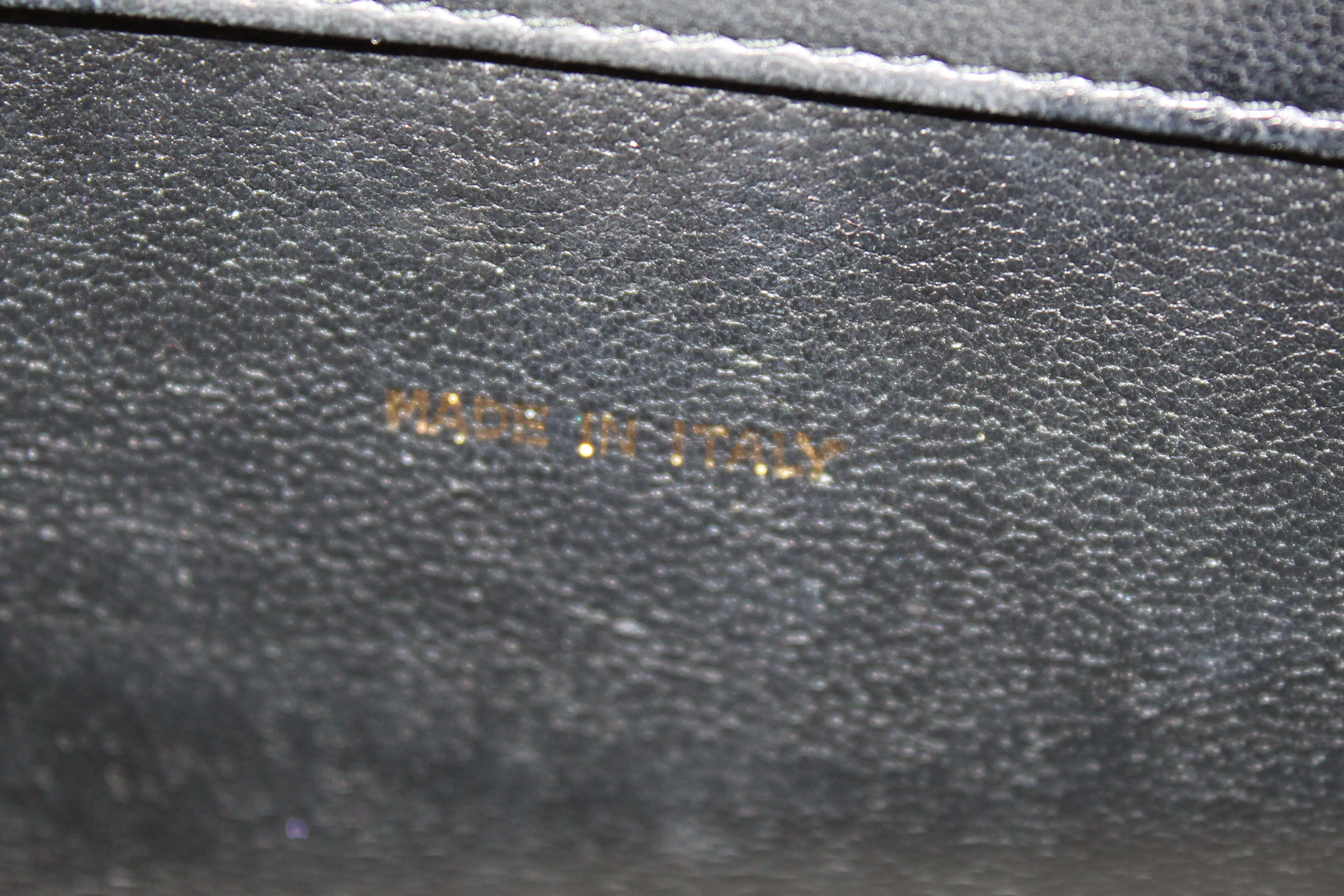 Authentic Chanel Vintage Black Quilted Lambskin Leather Small Tote Chain Shoulder Bag