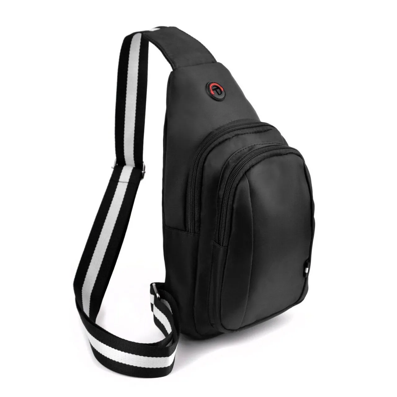 Black Crossbody Shoulder Sling Bag
