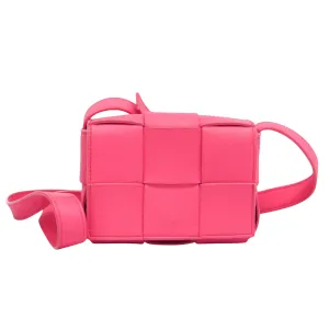 Bottega Veneta Cassette Pink Leather Bag