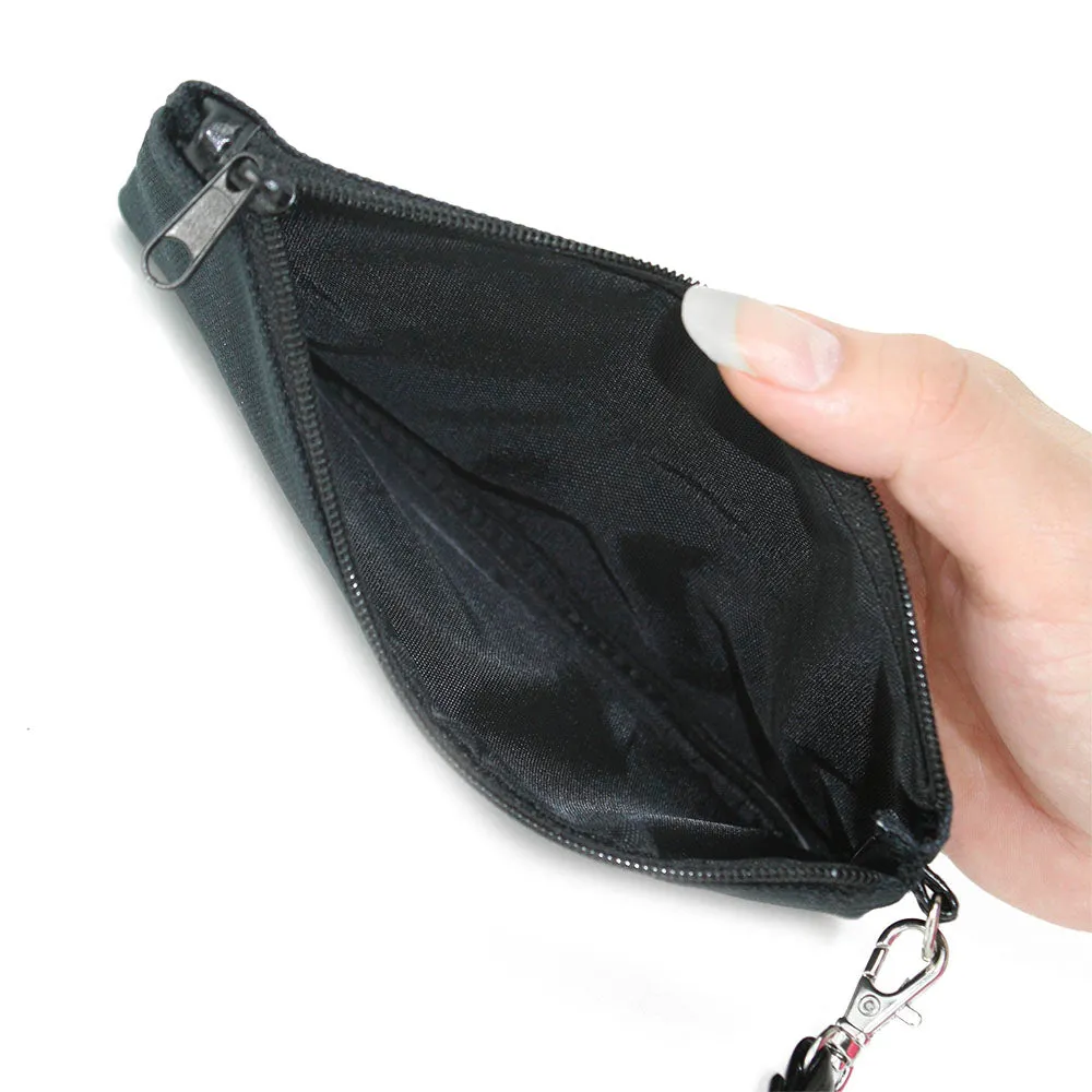 Canvas Zipper Wallet - SMALL - TOONAMI Robot TOM Sketch Pose Black/Grays
