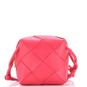 Cassette Camera Crossbody Bag Maxi Intrecciato Leather Mini