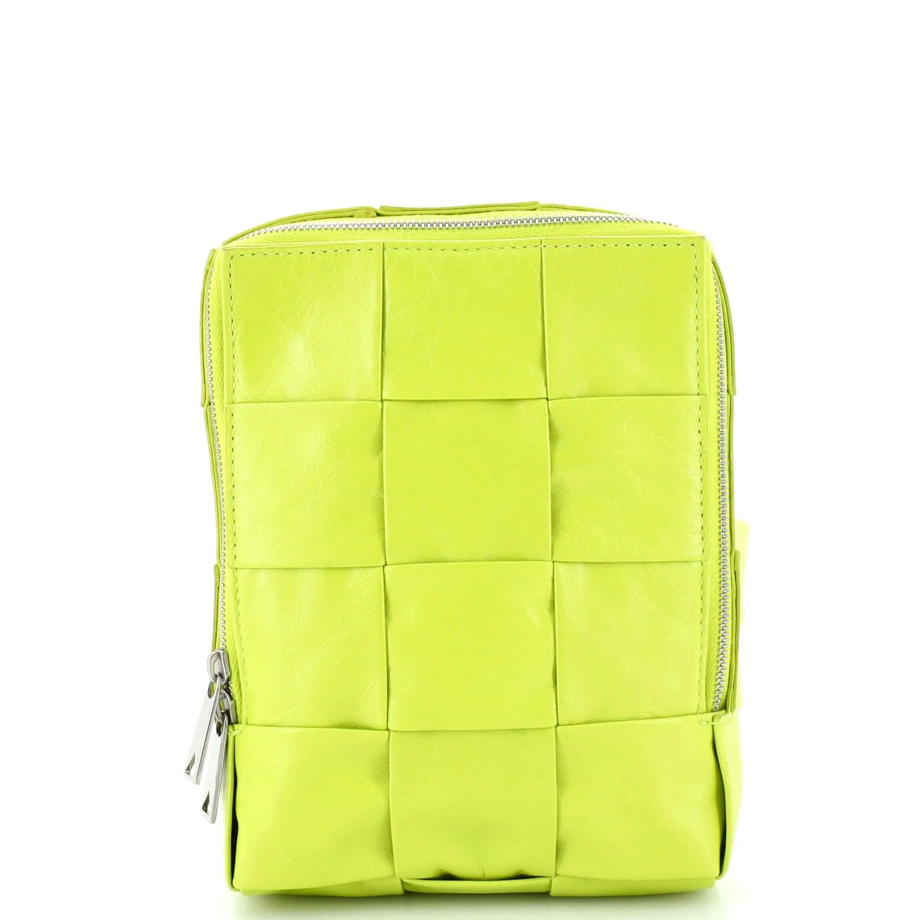 Cassette Sling Bag Maxi Intrecciato Leather Mini