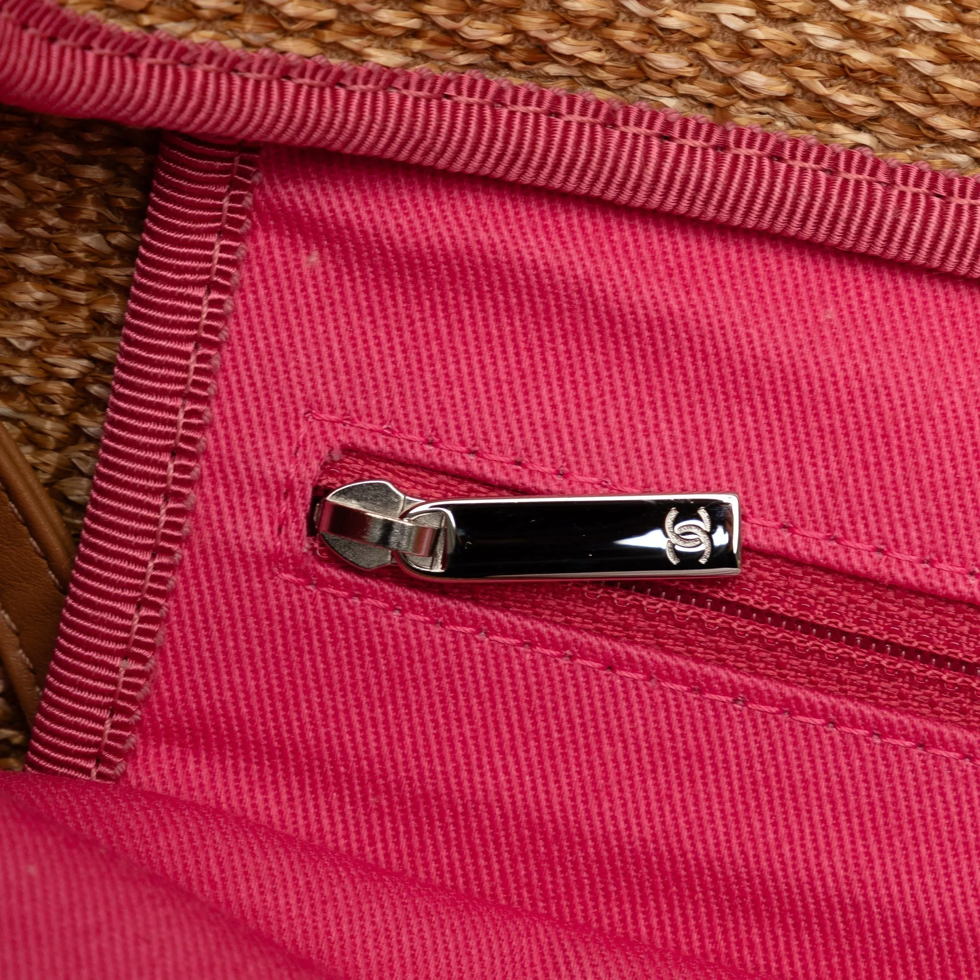 Chanel Large Raffia Deauville Shopping Tote Travel Bag