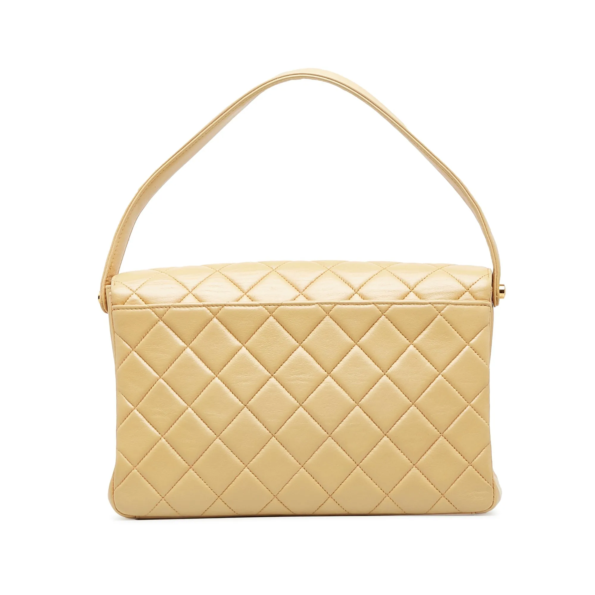 CHANEL Medium Lambskin Envelope Flap Handbag