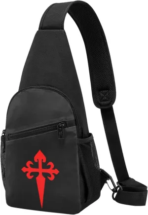 Cross Of Saint James Adjustable Fanny Pack Waist Bag For Travel Sports