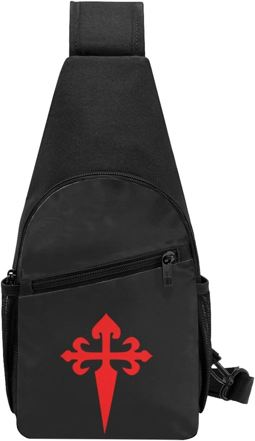 Cross Of Saint James Adjustable Fanny Pack Waist Bag For Travel Sports
