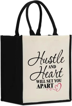 Decohim Boss Lady Gifts for Women, Supervisor & Leadership Gifts, Waterproof Canvas Tote Bag for Boss Day & Christmas