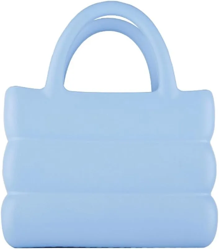 EVA Medium Tote Fashion Jelly Shoulder Bag Pure Colour Simple and easy to match Suitable for outdoor shopping Work