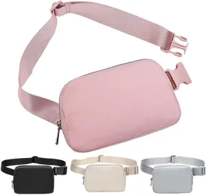 Fanny Packs for Women and Men,Fashion Waist Pack Mini Belt Bag with Adjustable Strap,Waterproof Crossbody Bag Hip Bum Bag for Outdoor Workout Running Hiking Walking Travel (Gray)