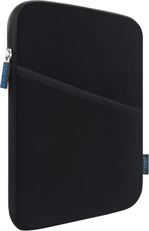iPad Mini 7 Sleeve, iPad Mini Case Bag, Lacdo Shockproof Tablet Sleeve Case for iPad Mini 7,6,5,4,3,2 / Samsung Galaxy Tab A7 Lite 8.7" / Tab A 8.0" Protective iPad mini sleeve Tablet Bag, Black/Black