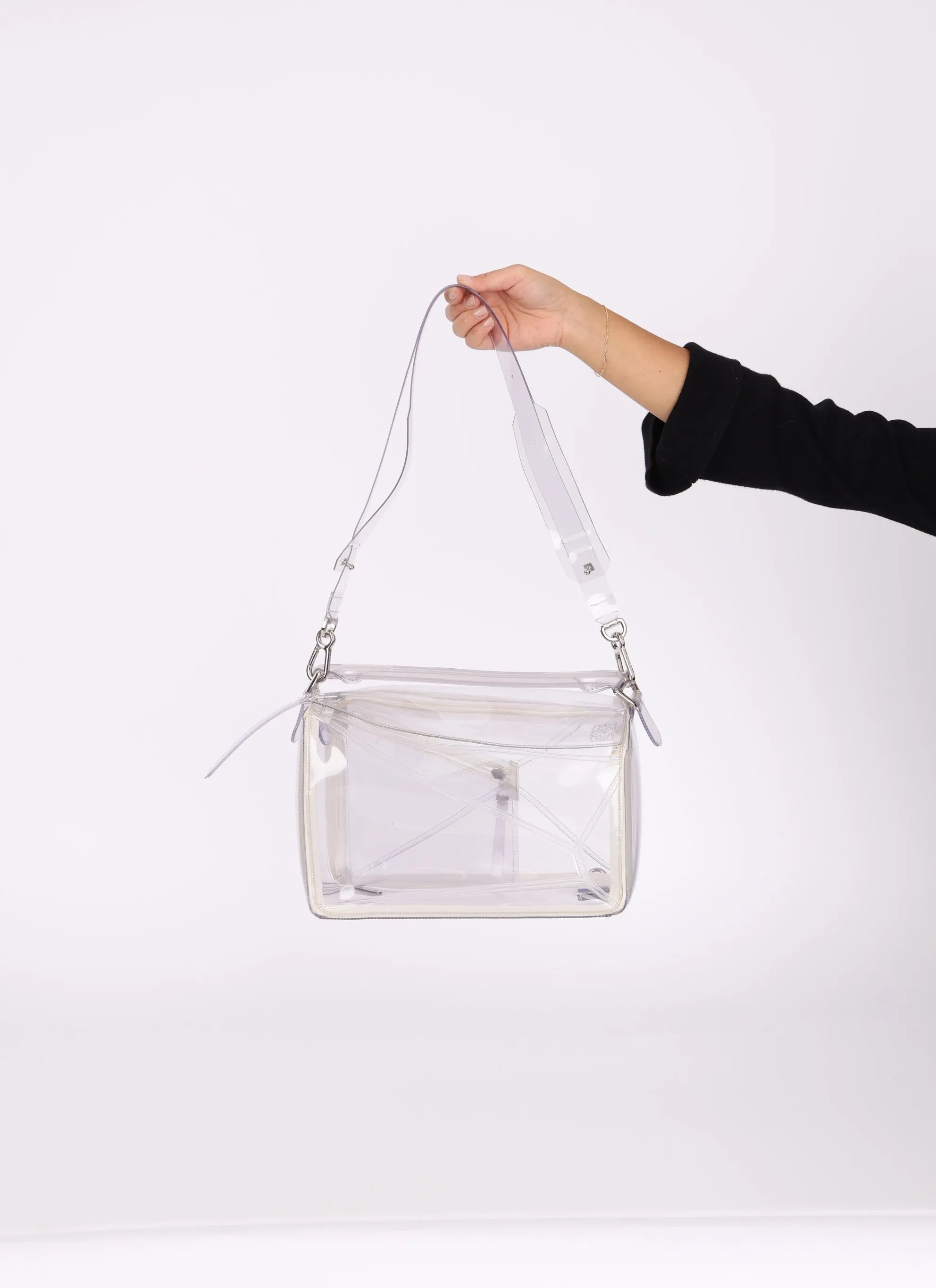 Loewe Clear PVC Medium Puzzle Bag