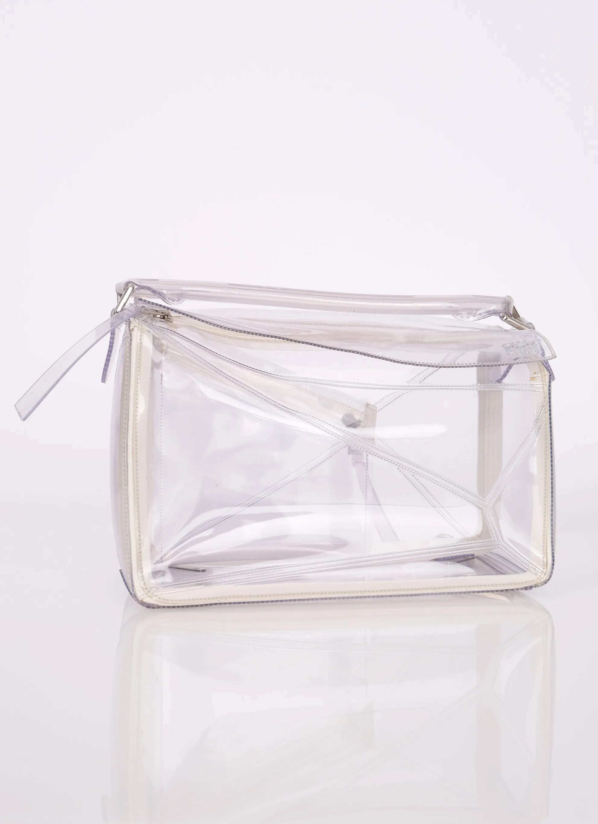 Loewe Clear PVC Medium Puzzle Bag