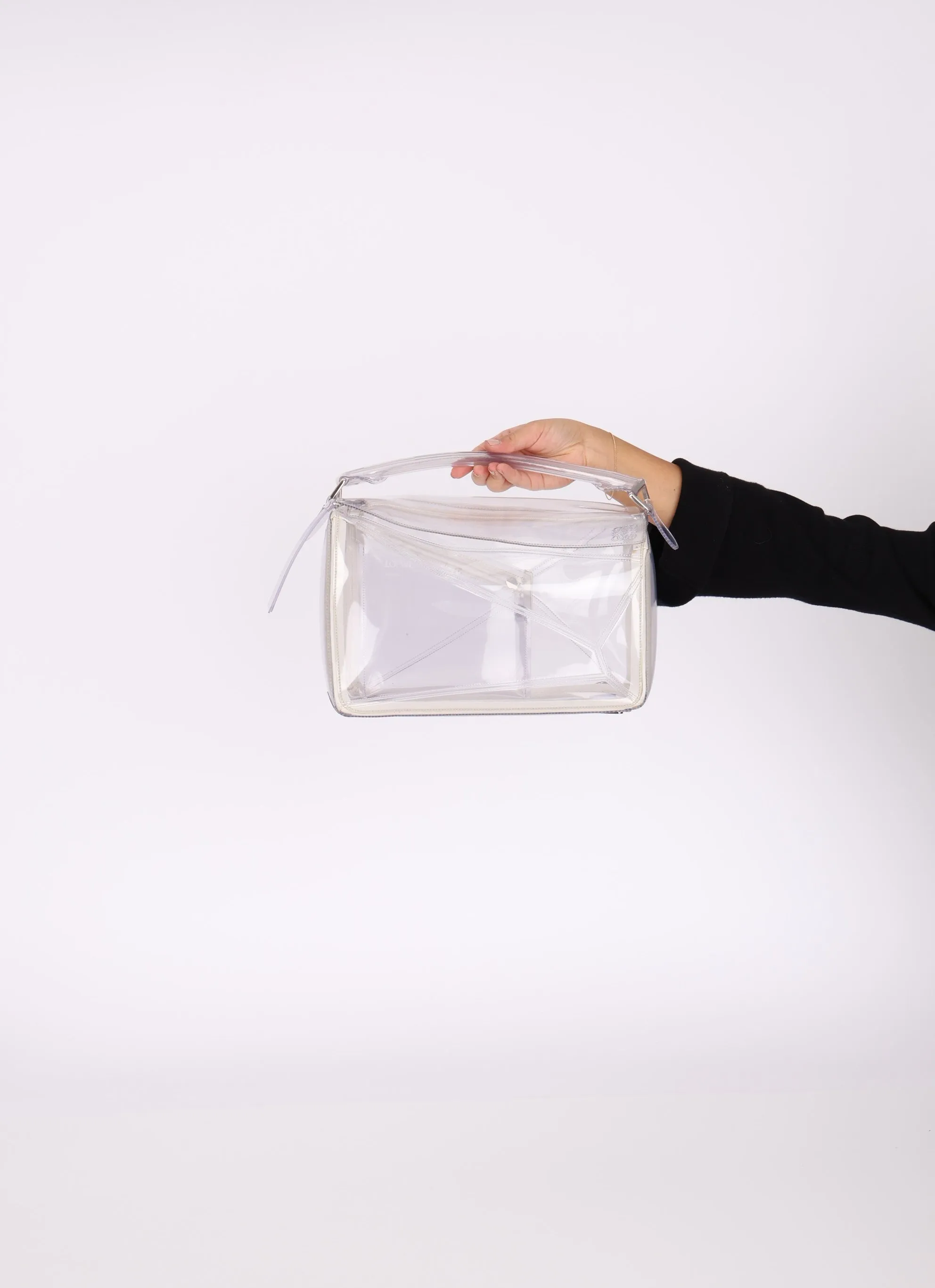 Loewe Clear PVC Medium Puzzle Bag