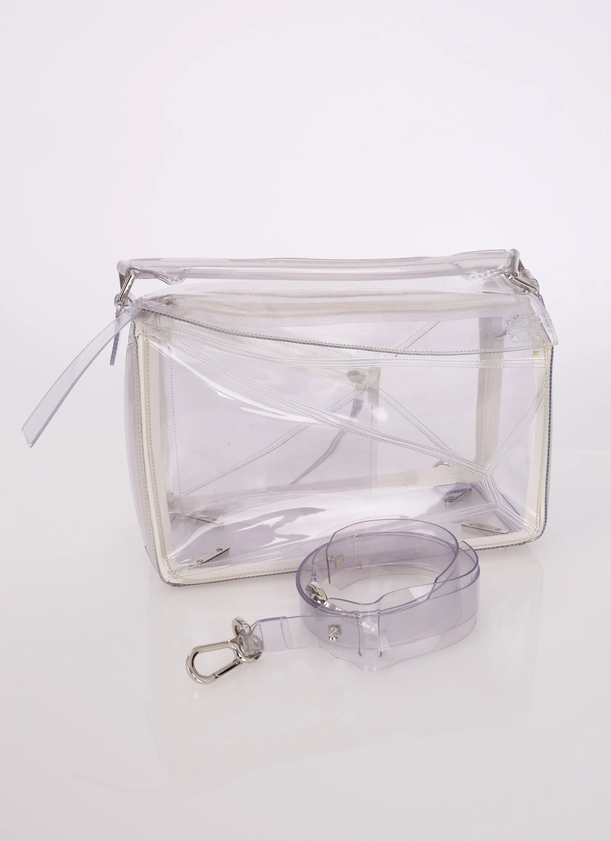 Loewe Clear PVC Medium Puzzle Bag