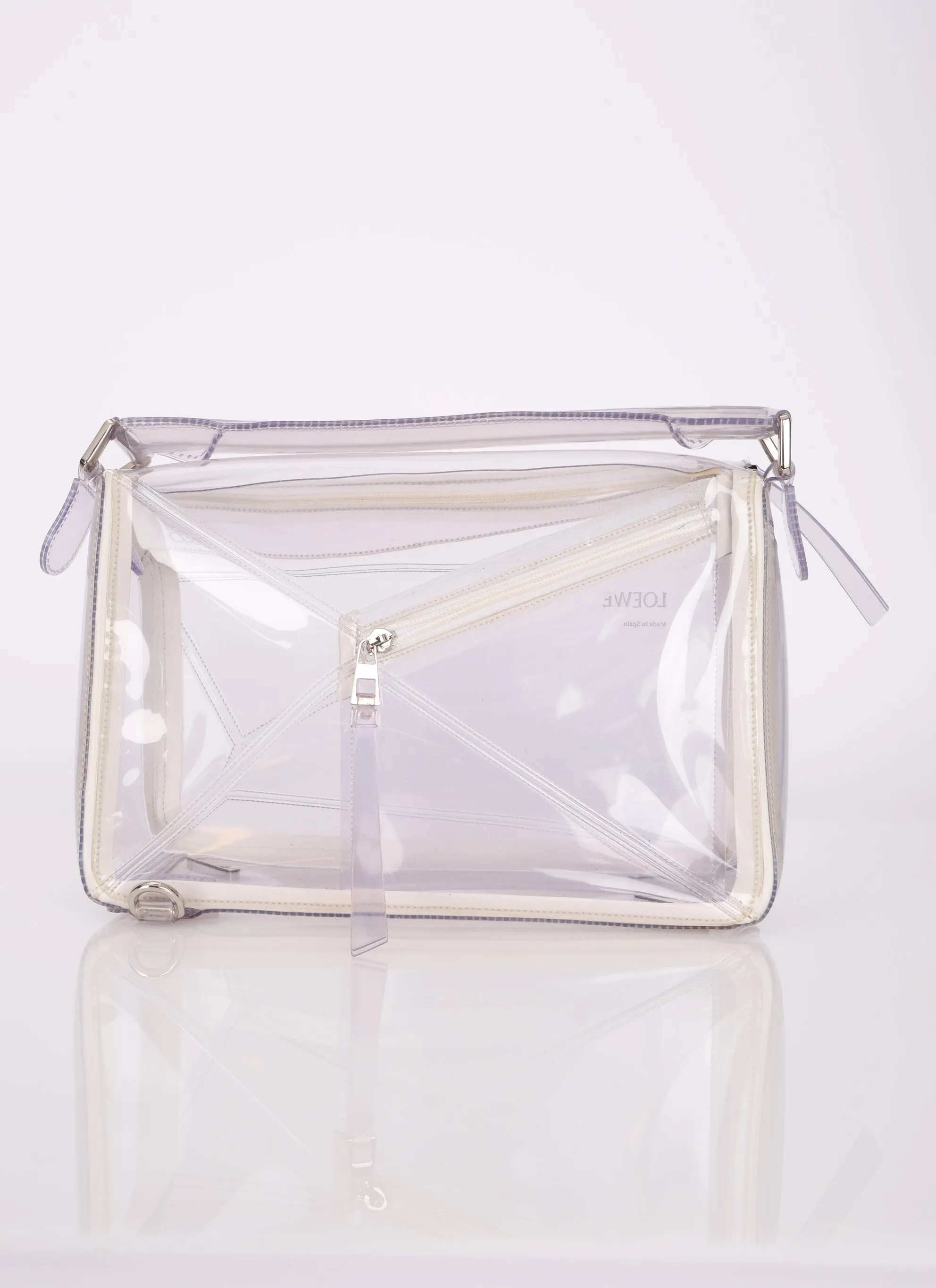 Loewe Clear PVC Medium Puzzle Bag