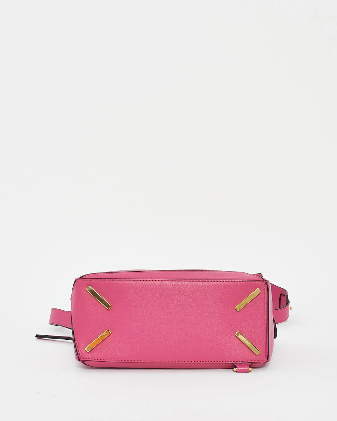 Loewe Pink Fuchsia Leather Small Puzzle Bag