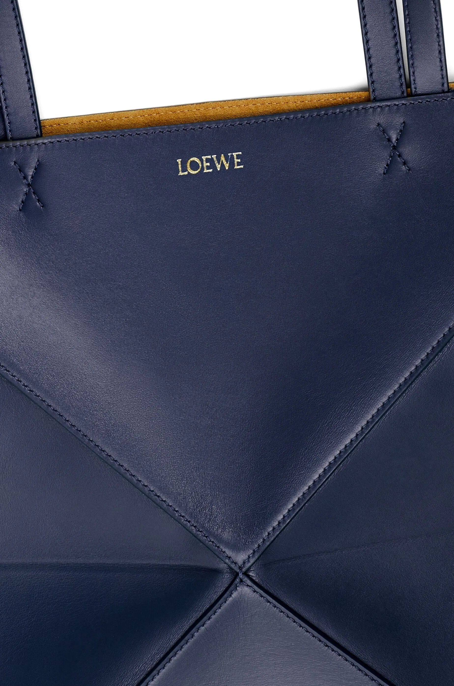 LOEWE PUZZLE FOLD TOTE BAG ABYSS BLUE