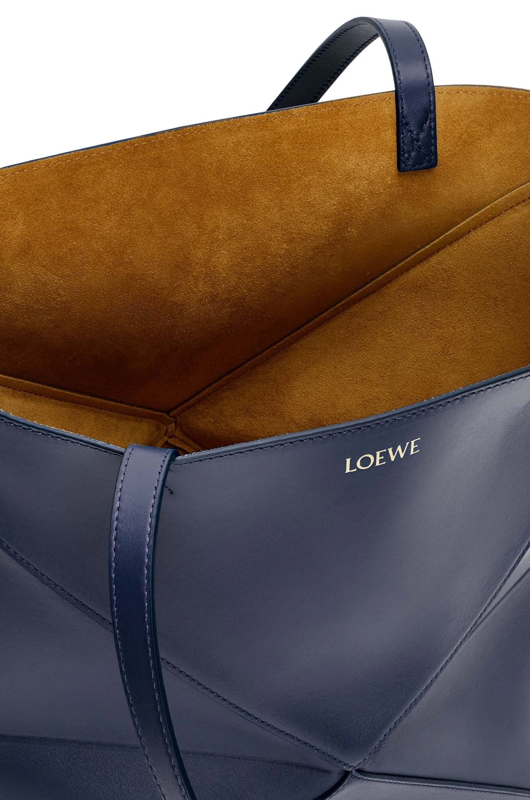LOEWE PUZZLE FOLD TOTE BAG ABYSS BLUE