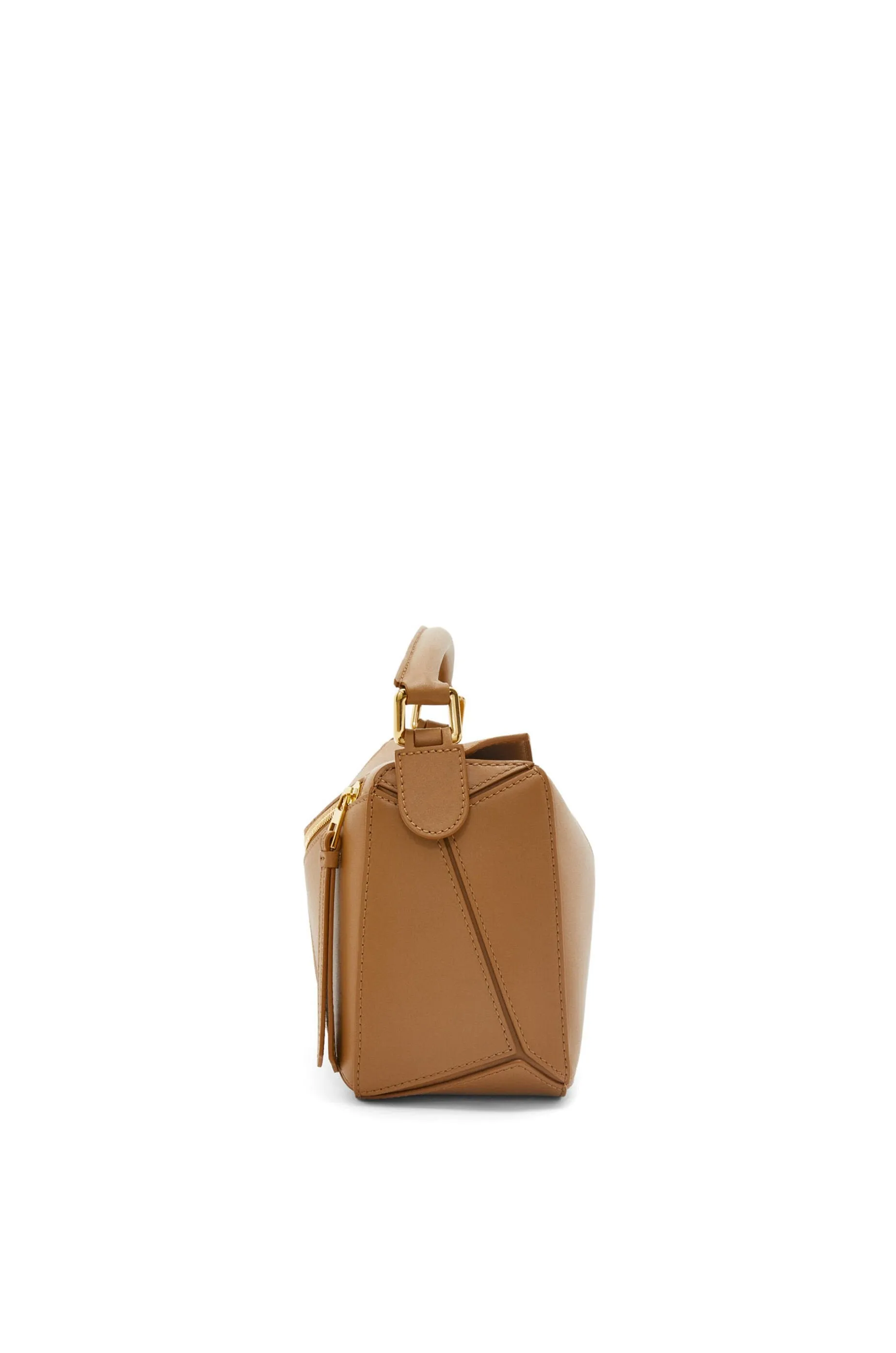LOEWE SMALL PUZZLE BAG OAK WITH STRAP