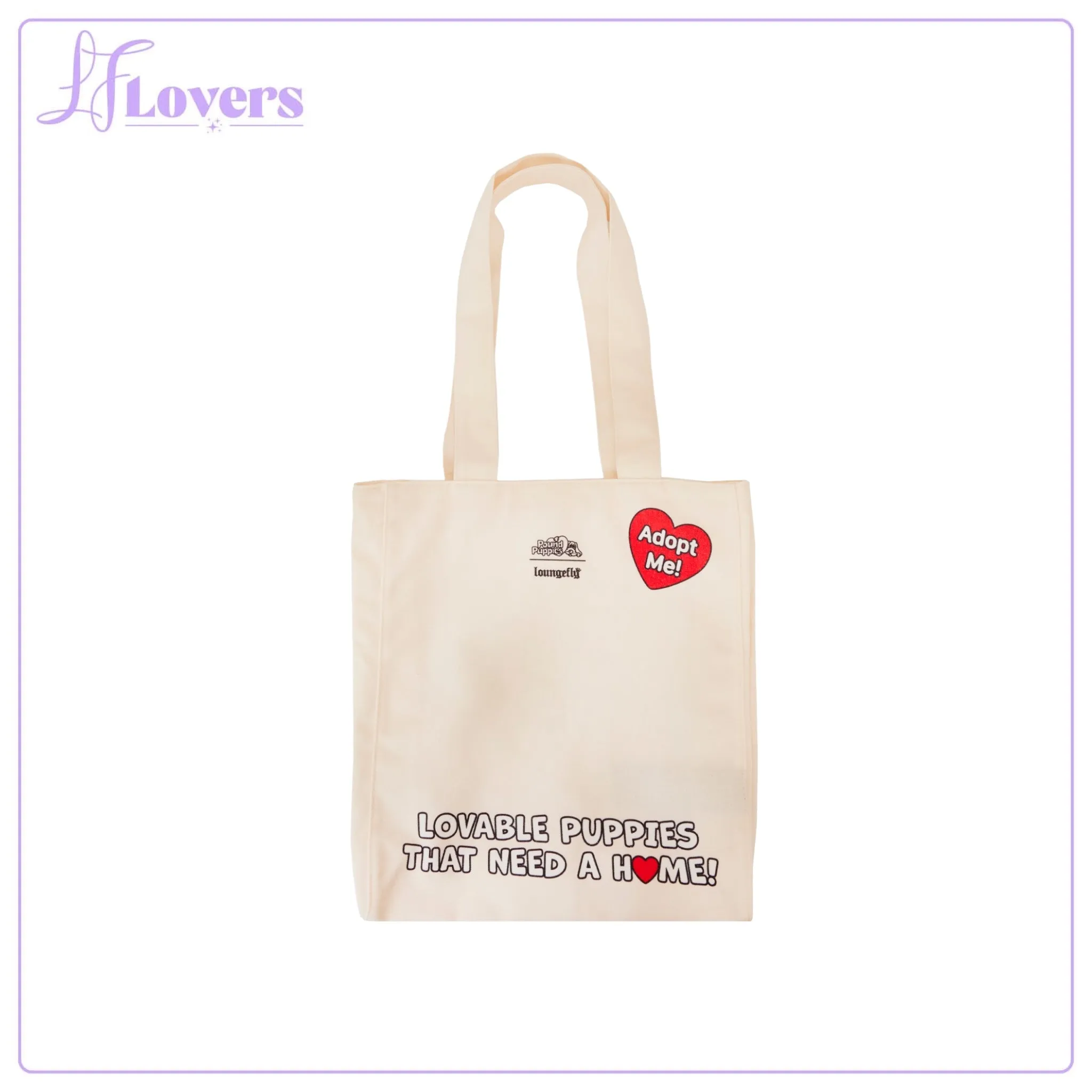Loungefly Hasbro Pound Puppies 40th Anniversary Canvas Tote Bag