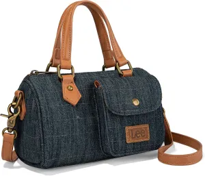 Montana West x Lee Top Handle Satchel Bags for Women Denim Designer Purses and Handbags Fashion Crossbody Bag