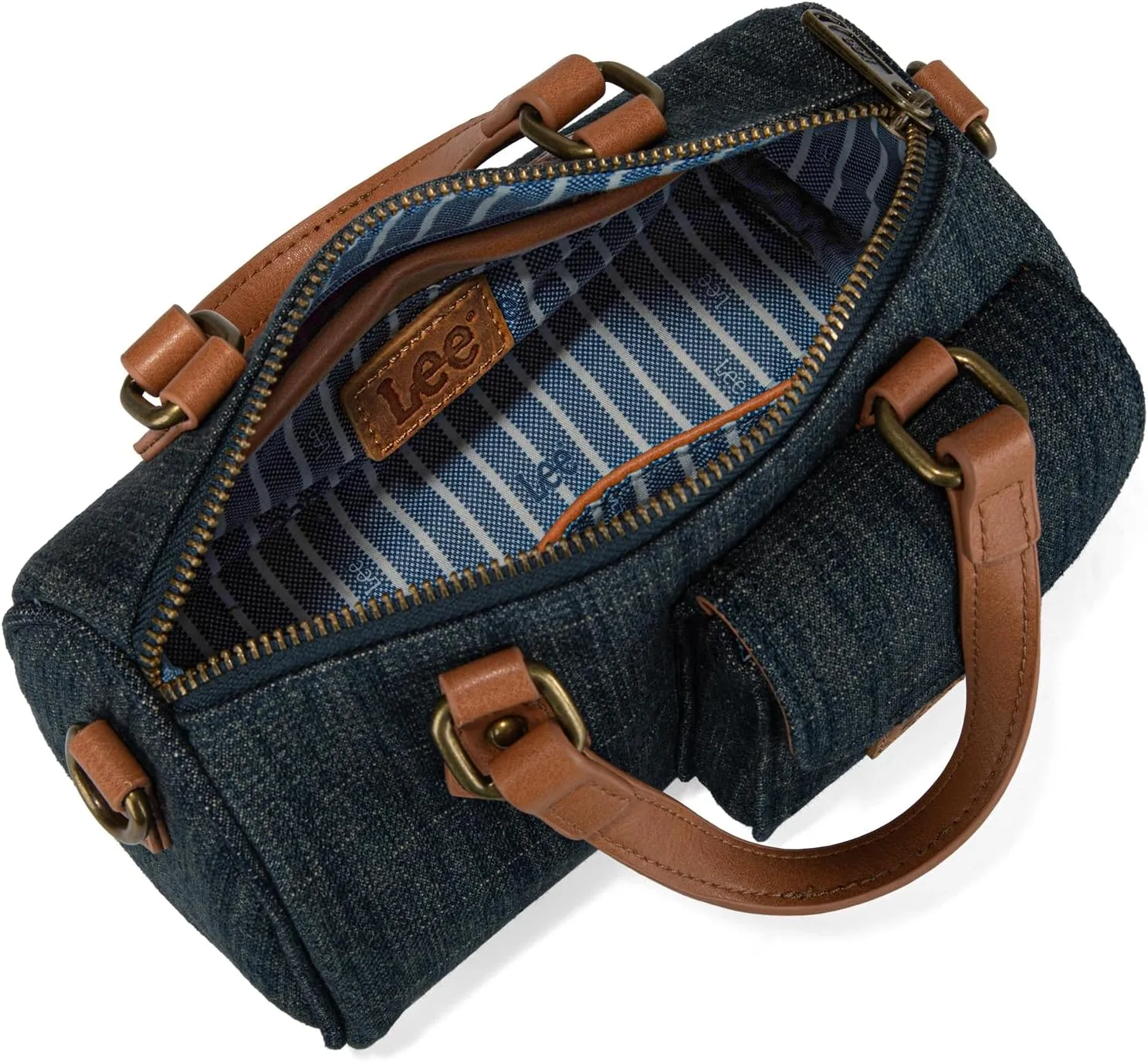 Montana West x Lee Top Handle Satchel Bags for Women Denim Designer Purses and Handbags Fashion Crossbody Bag
