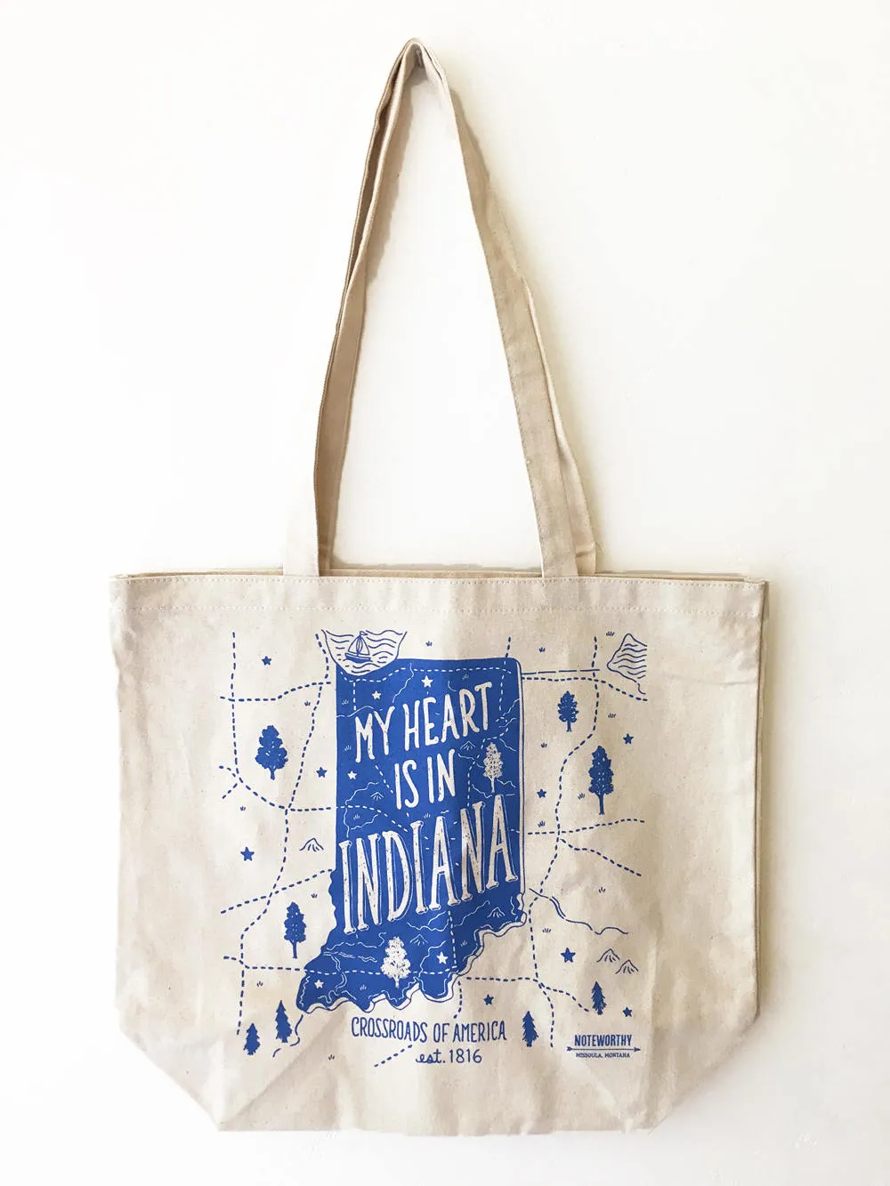 My Heart is in Indiana, Tote Bag