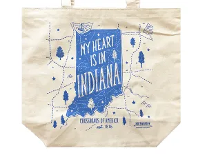 My Heart is in Indiana, Tote Bag