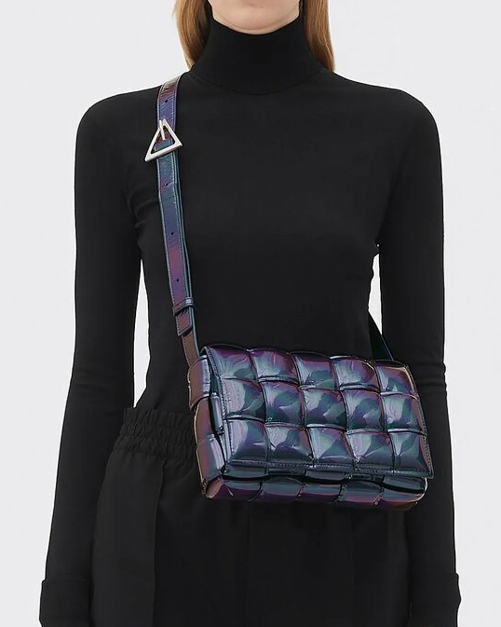 Padded Cassette Bag in Holographic