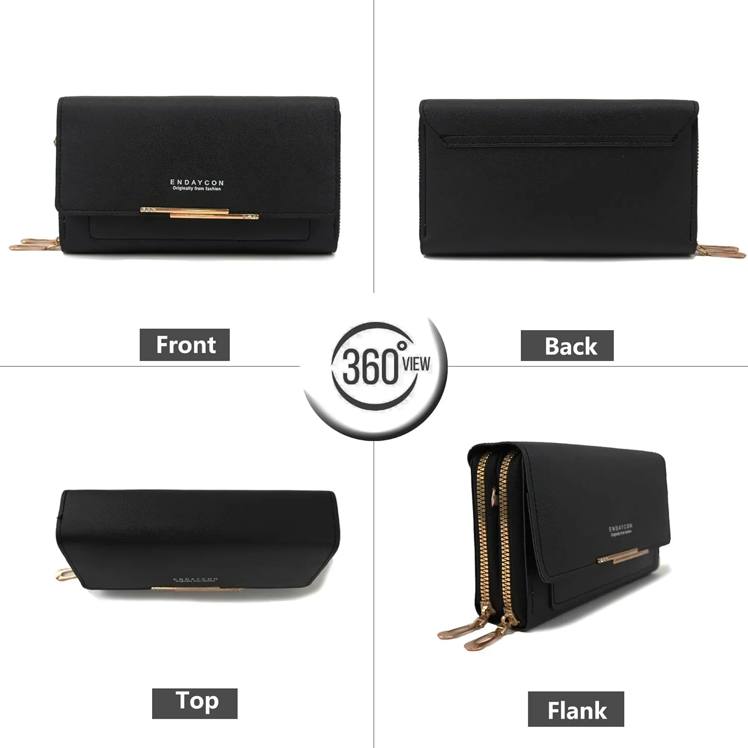 PORT&LOTUS Crossbody Handbag for Women PU Leather Bag