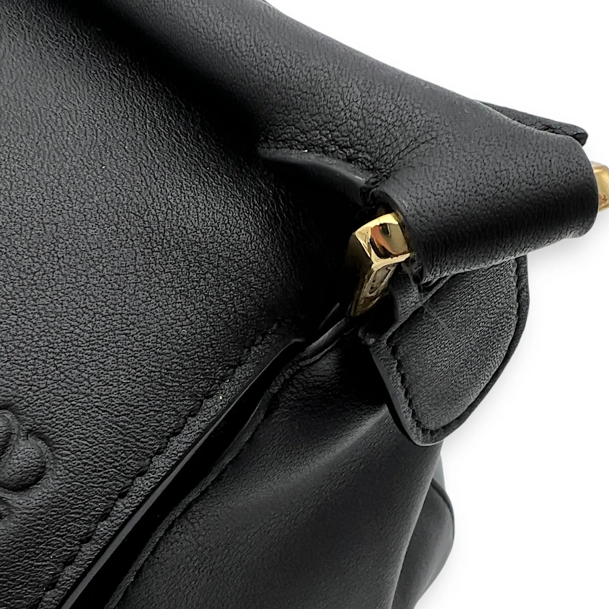 Puzzle Top Handle Bag Medium Grey in Calfskin, Gold hardware