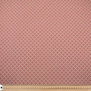 Rose Diamonds Cotton Canvas Print