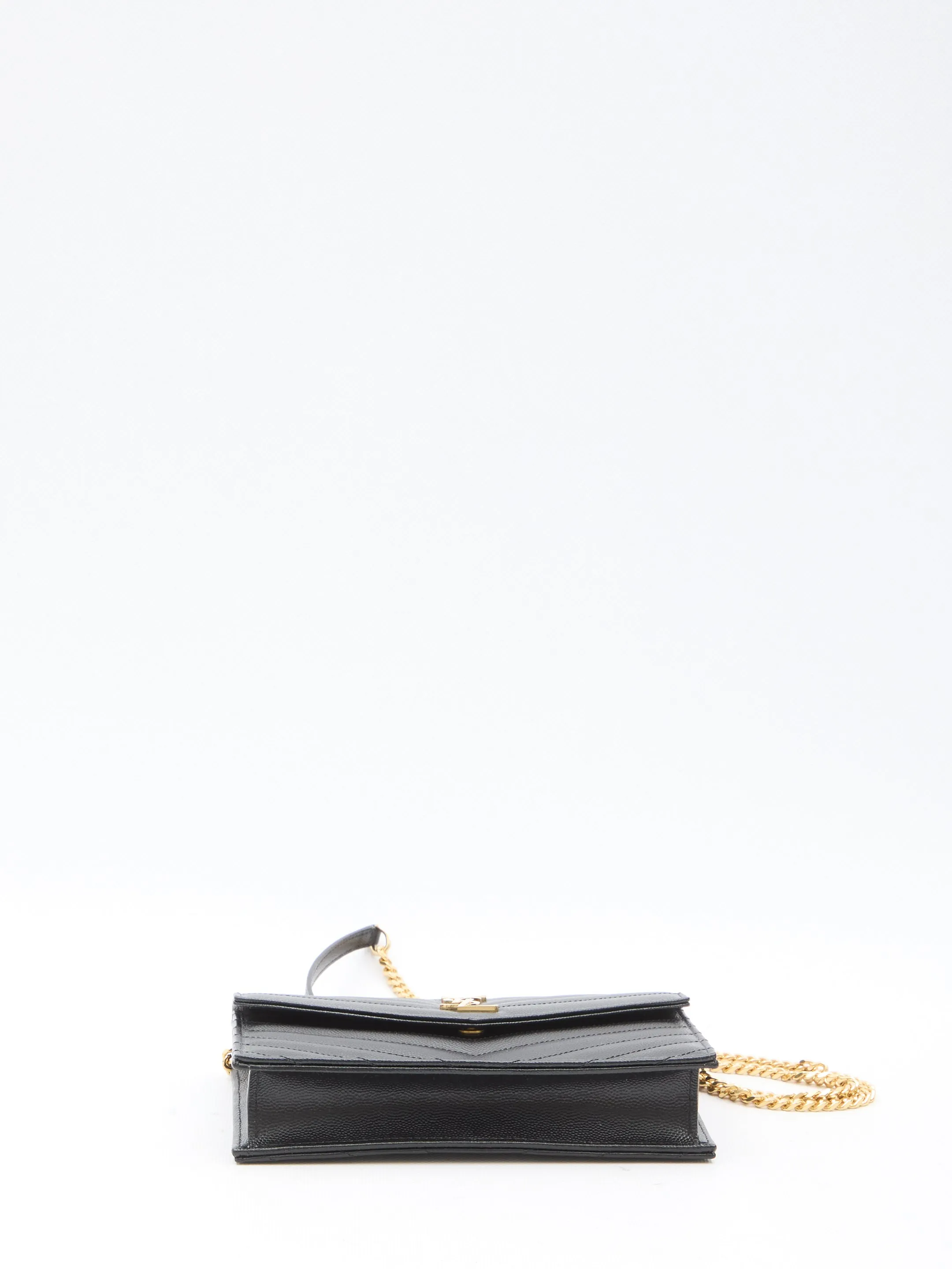 Saint Laurent Envelope Cassandre Chain Wallet