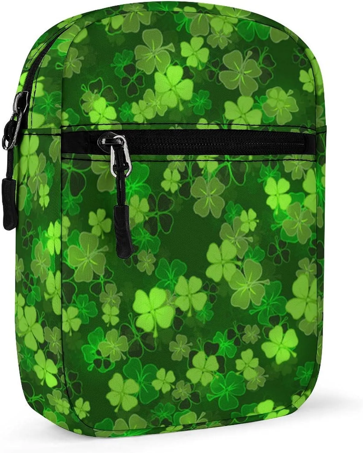 Sky Green Clover Crossbody Bag Small Shoulder Bag Waterproof, Lightweight And Convenient