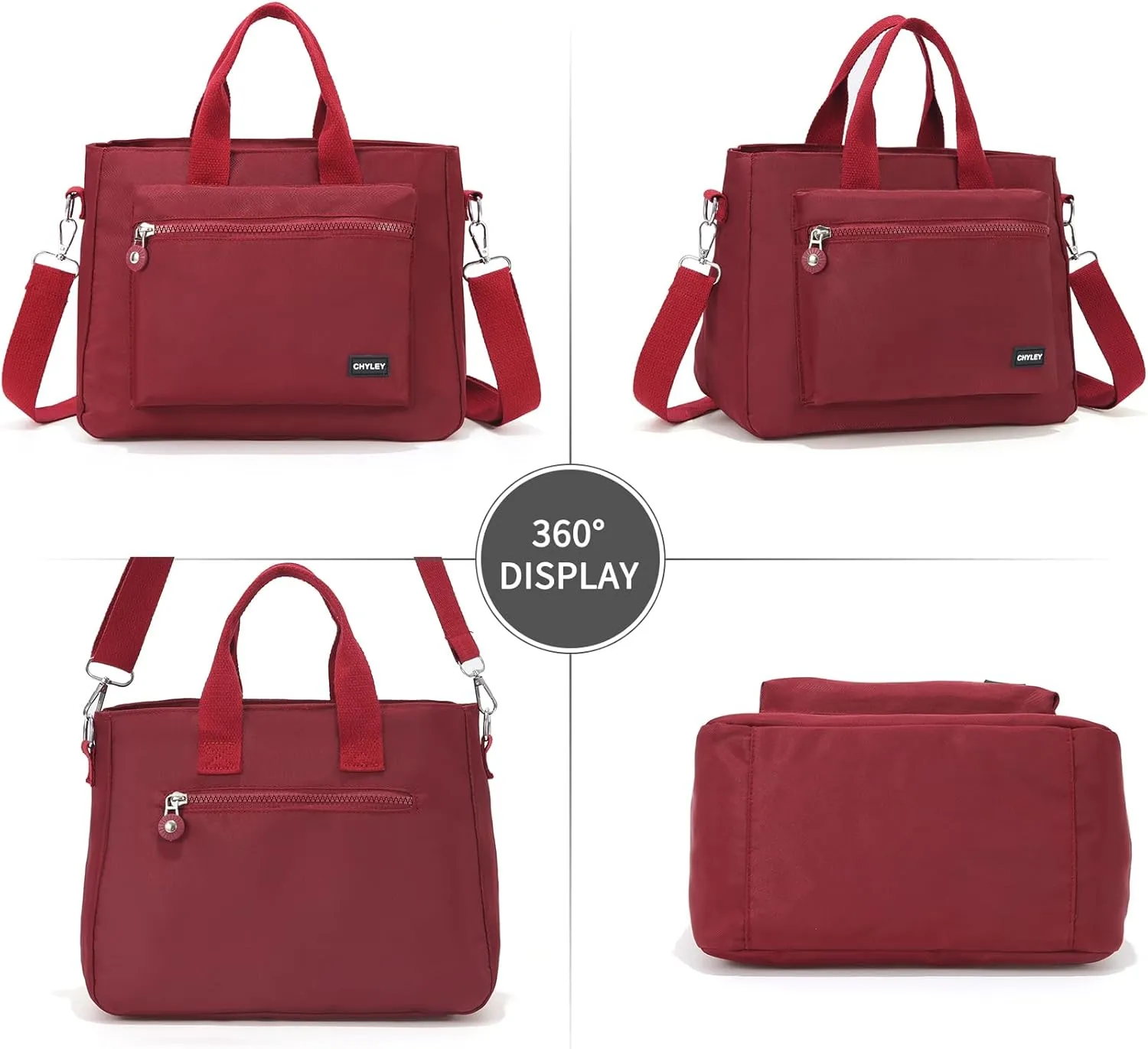 Small Tote Bag for Women,Canvas Crossbody Bags Shoulder Bag With Zipper,Satchel Purse Work Handbag