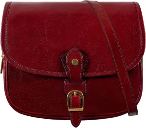 Time Resistance Leather Cross Body Bag for Women - Handbag, Shoulder, Messenger, Purse