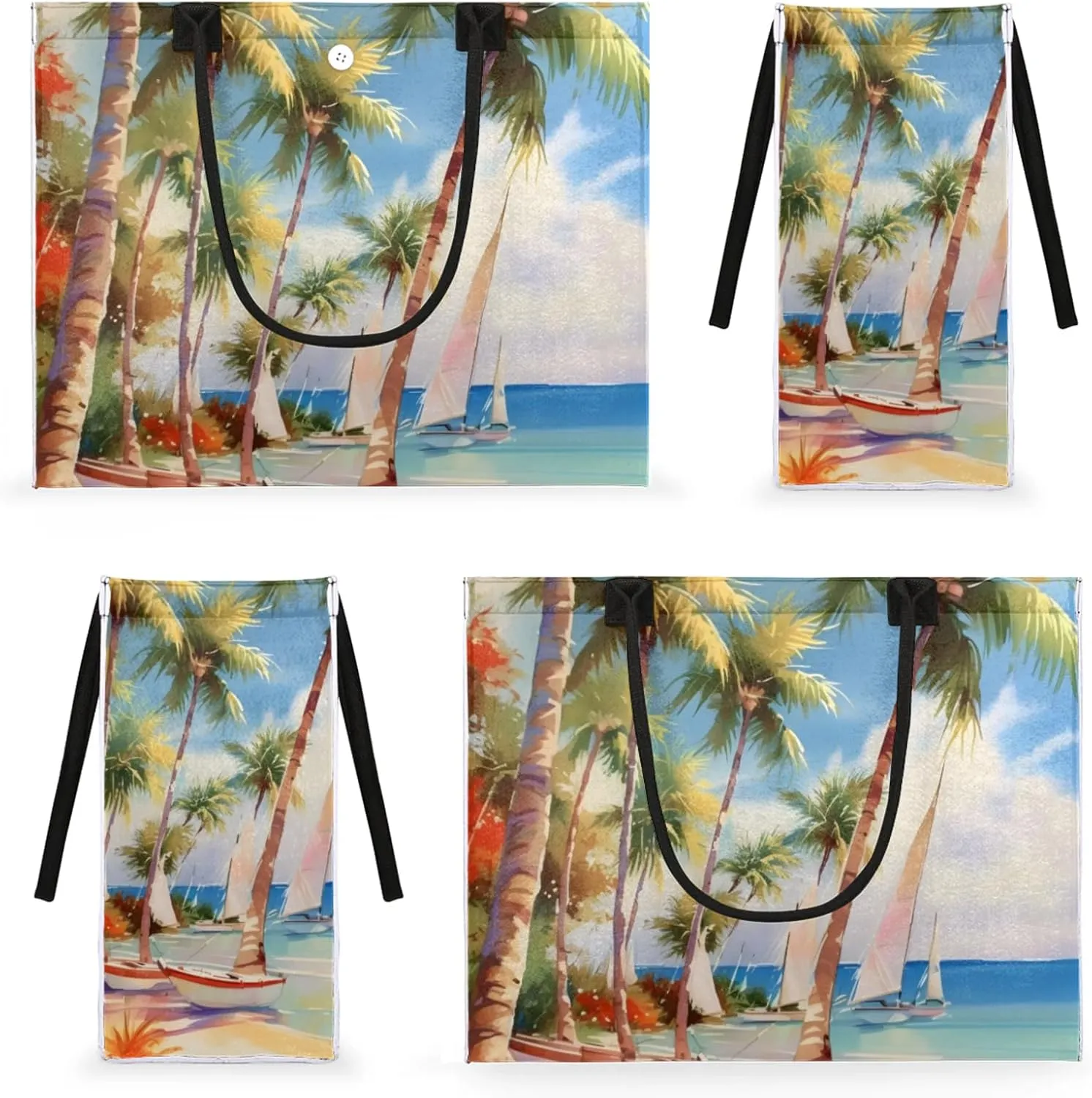 Tote Bag for Women Reusable Canvas Shoulder Bag