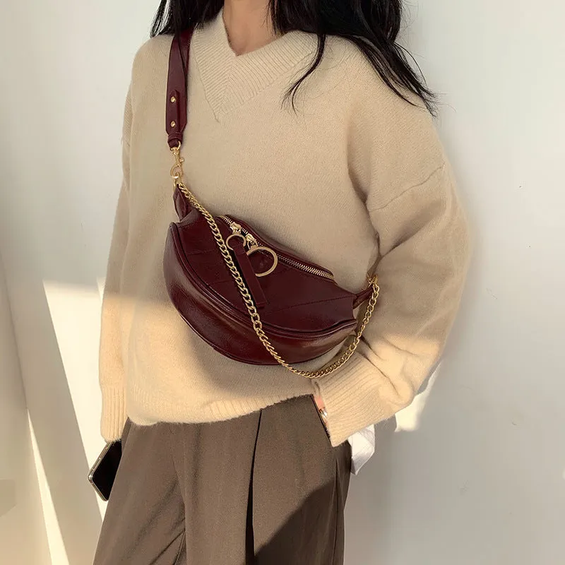 Uniwim outfit fall Internet Celebrity New Daily Waist Bag for Women Ins Trendy Chest Bag Shoulder Crossbody Fashion Casual Chain Pouch