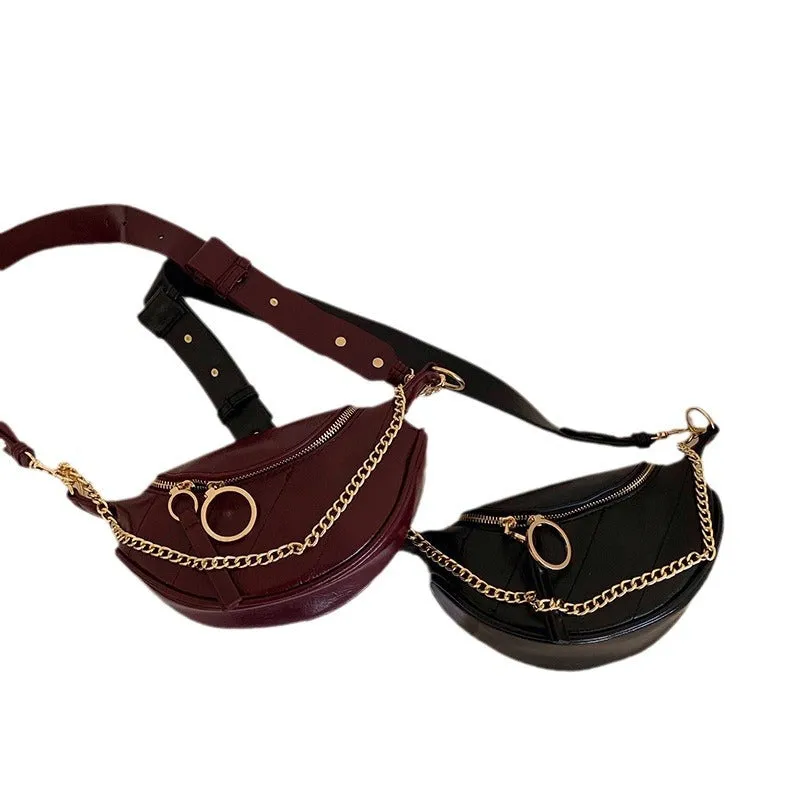 Uniwim outfit fall Internet Celebrity New Daily Waist Bag for Women Ins Trendy Chest Bag Shoulder Crossbody Fashion Casual Chain Pouch