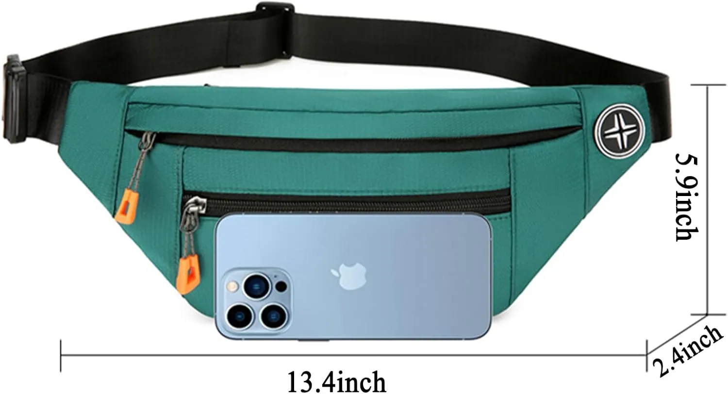 Waist Bag Small Travel Sling Bag for Man Woman Casual Waist Pack for Fishing Running HIking One Shoulder Bag (Purple)