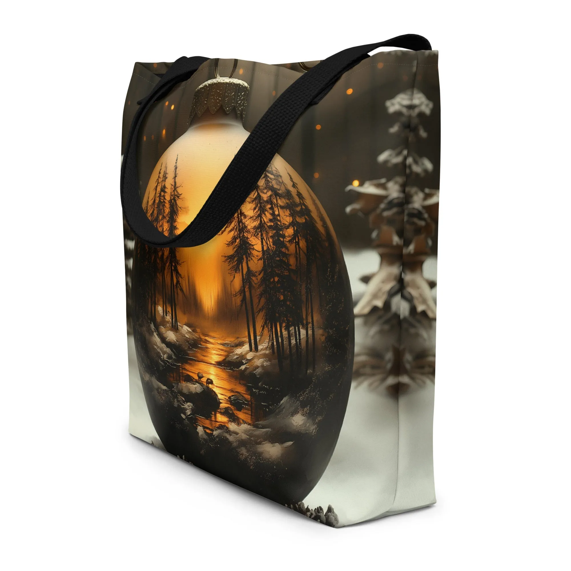 Winter Radiance - Large Tote Bag